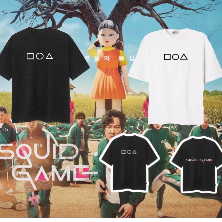 Áo squid game trò chơi con mực in theo yêu cầu có đủ size cho cả nam và nữ