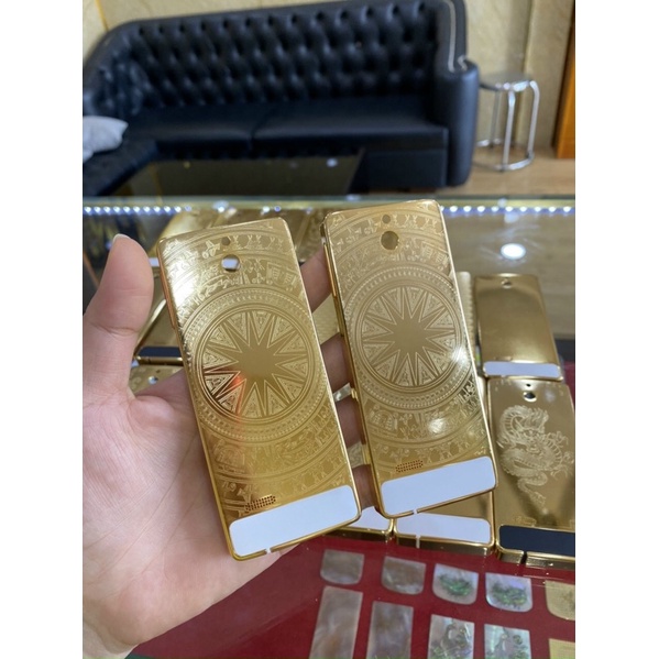Nắp lưng Nokia 515 mạ vàng 18K