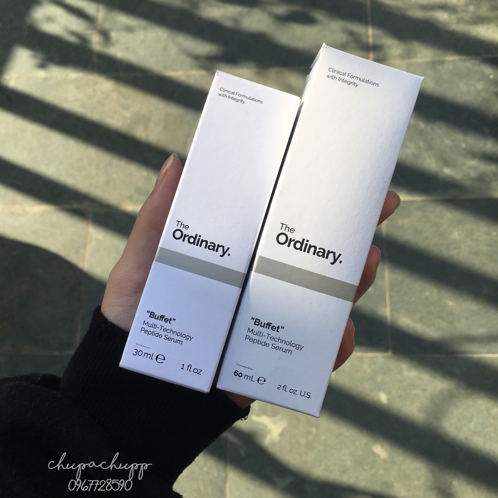 [Mã 159FMCGSALE giảm 8% đơn 500K] Serum dưỡng da Buffet The Ordinary 30ml và 60ml