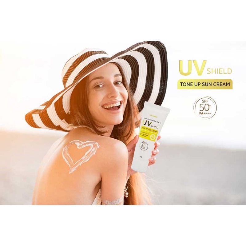 Kem chống nắng sinh học UV SHIELD TONE UP SỤN CREAM