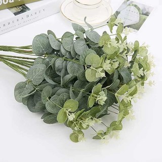 Lá táo nhựa cành 16 nhánh trang trí Hoa lụa, hoa sáp cực đẹp