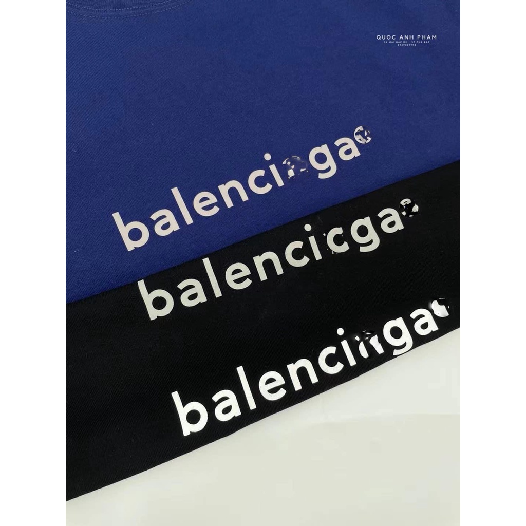 < Ưu Đãi Khi Mua 1 Cặp giảm đến 50 % > Áo Thun #Balen Chữ LOGO Trước Ngực DángÁO Có size TO ( Đen, Trắng , Xanh Bích)
