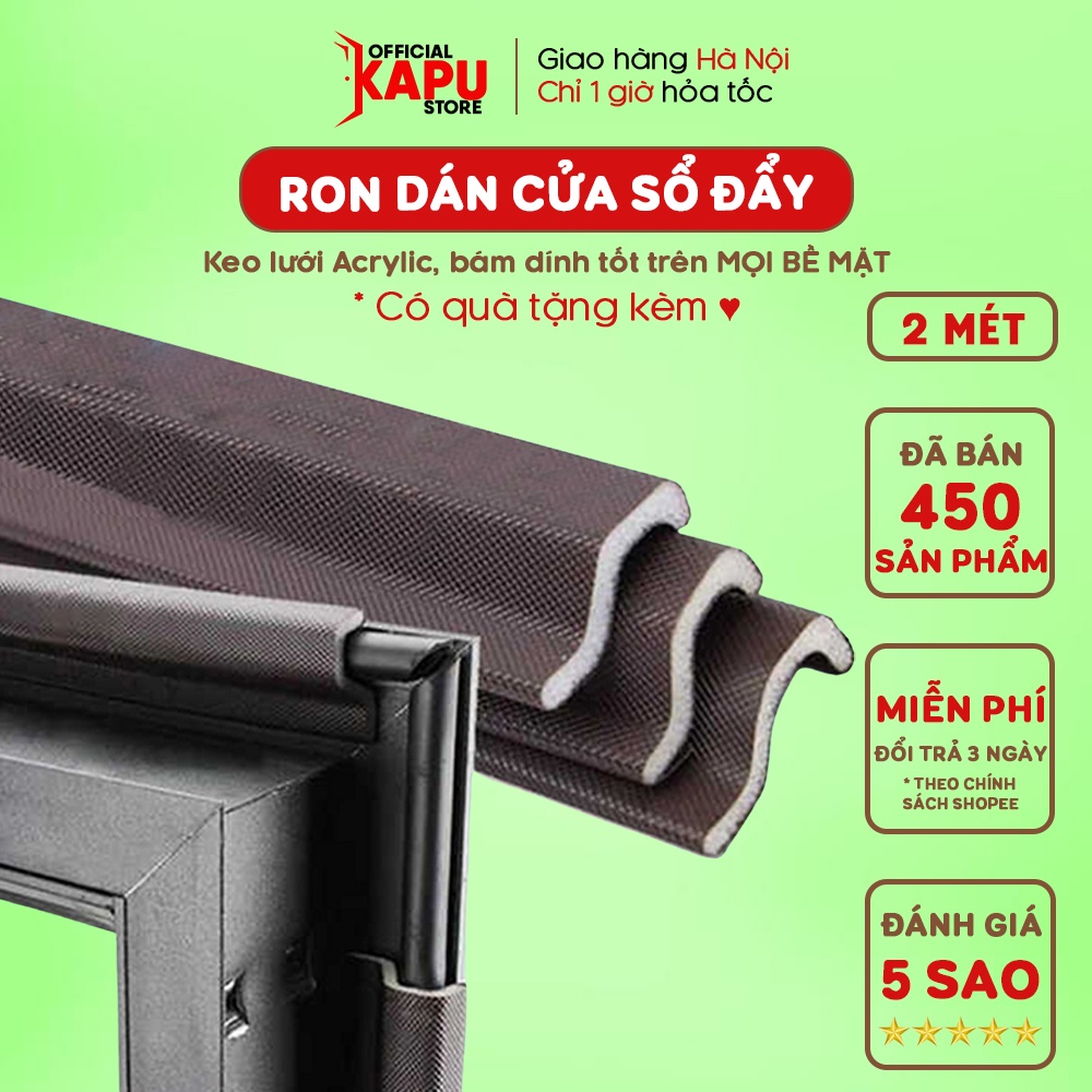 Thanh Ron Dán Cửa Sổ Chống Gió, Nước, Khói Bụi, Côn Trùng CS1 - Chính Hãng Kapu