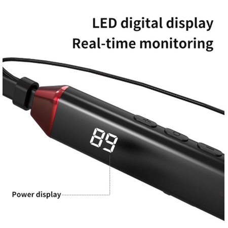 [Còn hàng] Nghe nhạc lâu 10 giờ Tai nghe Bluetooth không dây đeo cổ có pin dung lượng lớn Tai nghe thể thao