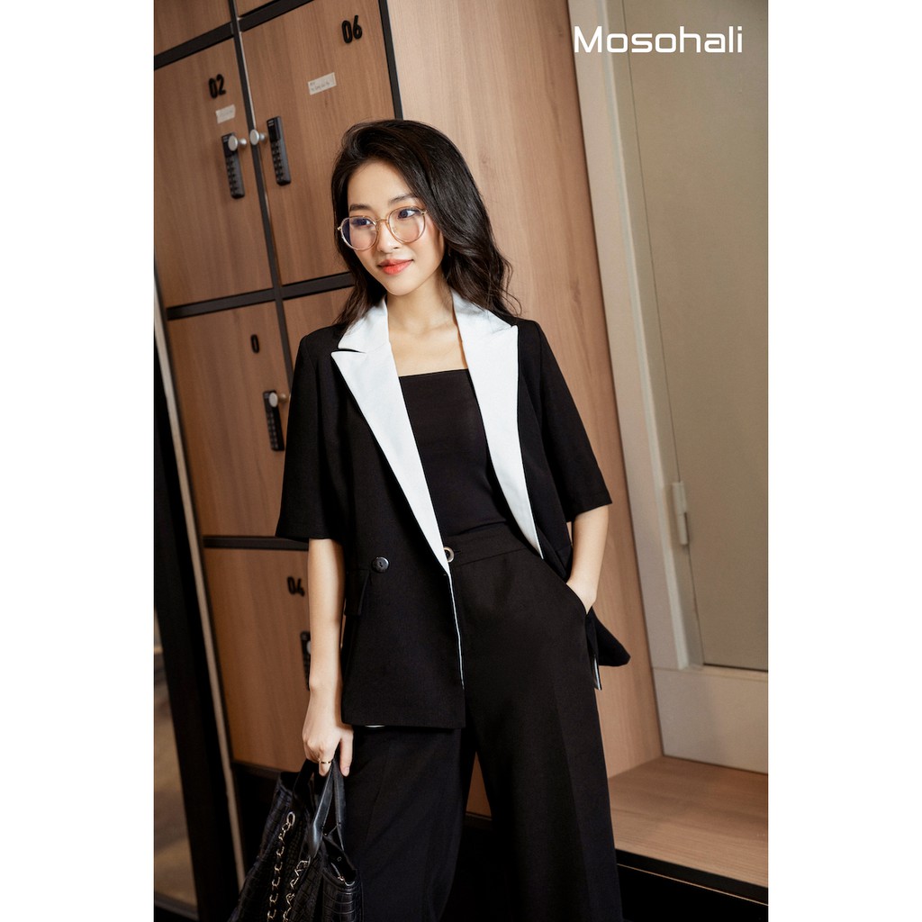 [HÀNG CÓ SẴN] Blazer cộc tay Lisa + quần âu Bolly hàng thiết kế mosohali | WebRaoVat - webraovat.net.vn