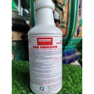 Phân bón lá hữu cơ Fish Emulsion Đạm cá Mỹ (chai 250ml, 500ml)