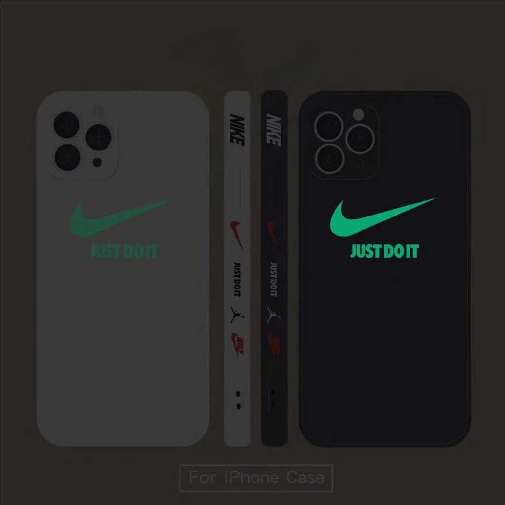 Ốp Điện Thoại Mềm Họa Tiết Trắng Đen Phát Sáng Trong Bóng Tối Cho iPhone 14ProMax 13Pro 12 11 XSMax