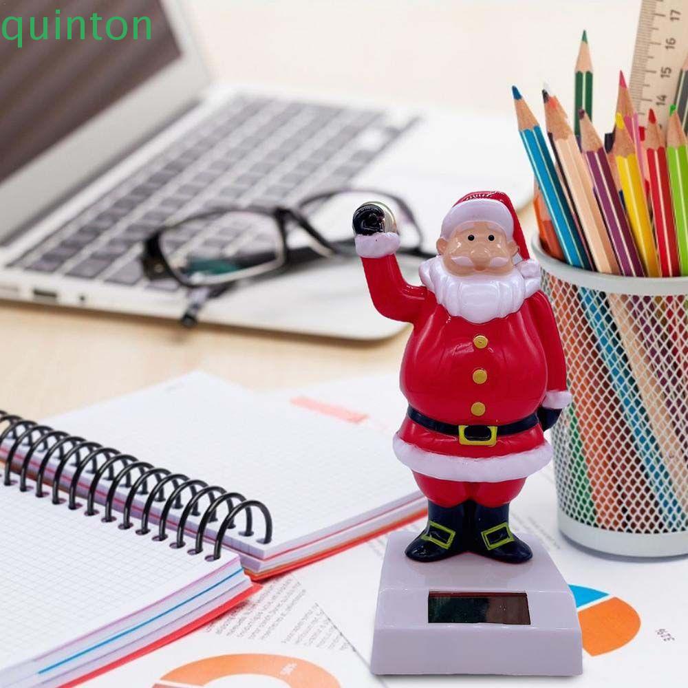 Búp bê lắc đầu ông già noel nhảy múa năng lượng mặt trời nhiều màu sắc trang trí xe hơi
