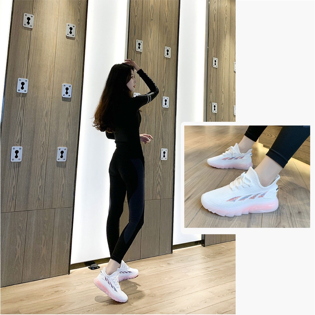 Giày Thể Thao Nữ Thời Trang Vải Dệt Thoáng Khí BLUEWIND 68762