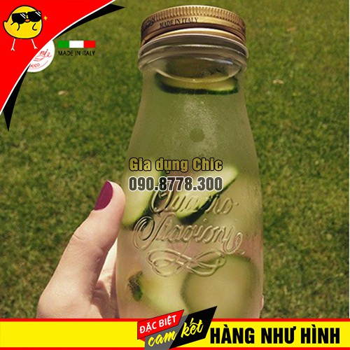 [ITALY] Chai đựng nước ép, sữa hạt Quattro 400ml - 1000ml - Bormioli Rocco | BigBuy360 - bigbuy360.vn