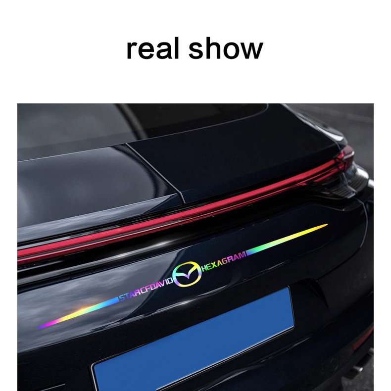 Hình Dán Trang Trí Xe Hơi Phản Quang Chống Thấm Nước Họa Tiết Chữ Độc Đáo