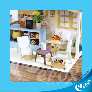 Mô hình giấy quán cafe