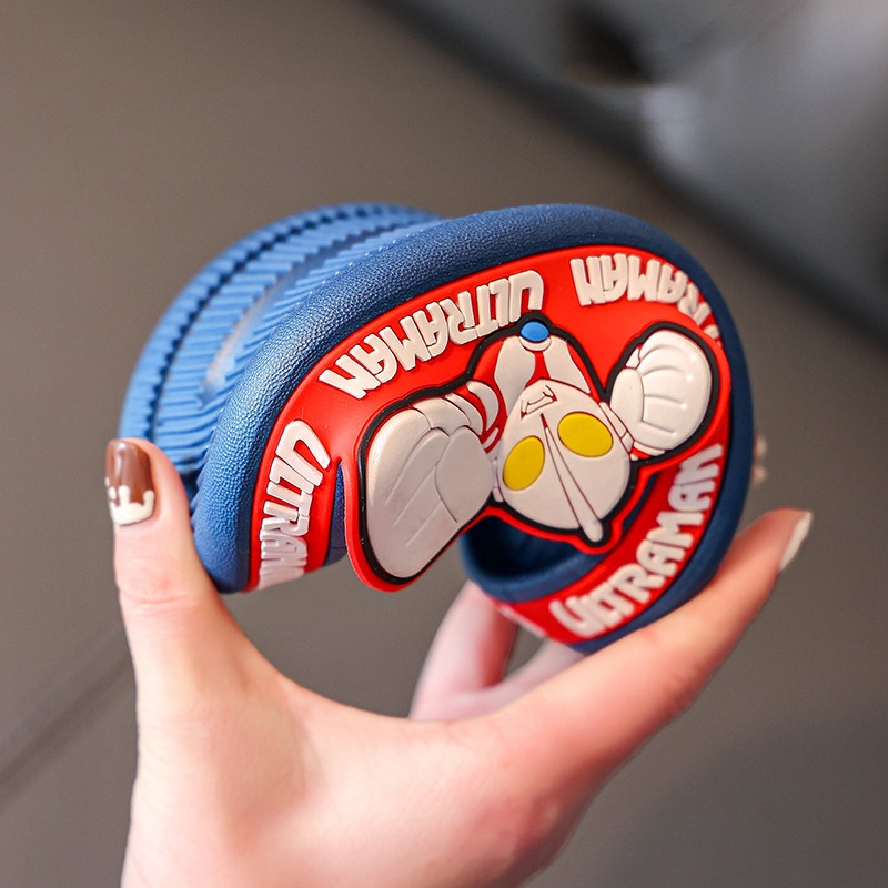 Dép Bé Trai Dép Họa Tiết Ultraman Cá Tính Thời Trang Cho Bé Trai dép bé trai dép lê cho bé trai