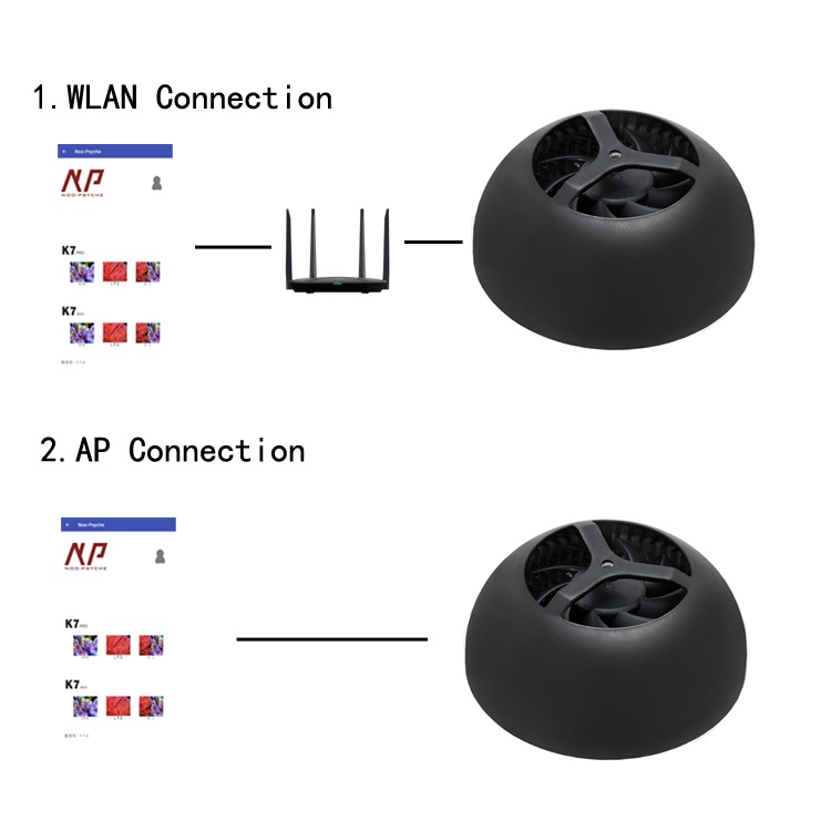 Đèn K7 pro mini 60W wifi mới nhất – đèn quốc dân cho bể cá biển