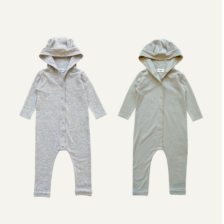 Cotton Bear Jumpsuit (Bộ Đồ Liền Quần Chú Gấu Nhỏ) Macro & Micro