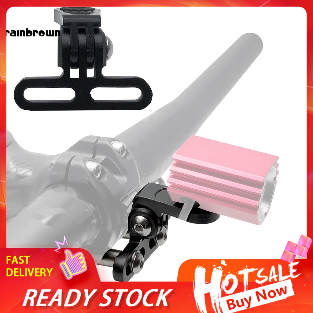 Giá giữ đèn pin gắn tay lái xe đạp leo núi chống trượt tiết kiệm không gian tiện lợi