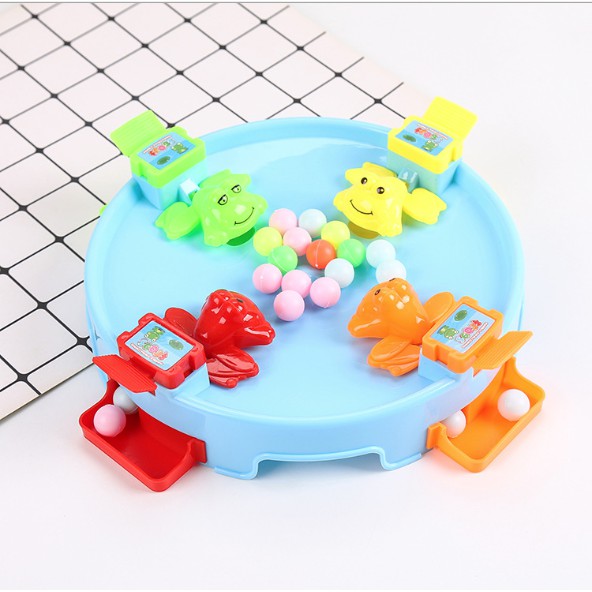 Đồ Chơi Trẻ Em Giải Trí Ếch Ăn Trứng 4 Người Chơi quà tặng cho bé