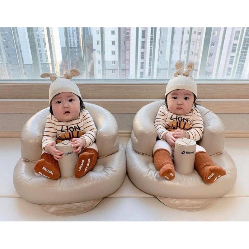 Ghế hơi tập ngồi Richell phiên bản Hàn Quốc