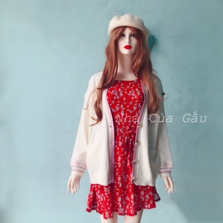 Khoác Cardigan len mịn đẹp Hàn Quốc ( Ảnh thật)