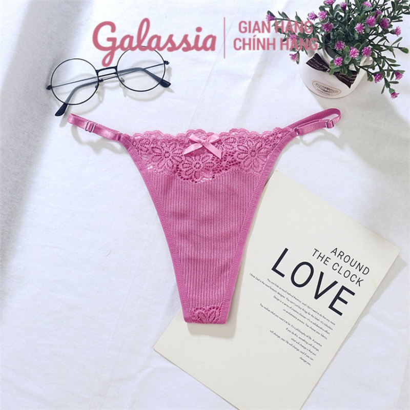 Quần lọt khe nữ sexy lót cao cấp xì bikini đẹp chip chữ y chíp sịp kháng khuẩn GL01 hàng chính hãng Galassia | BigBuy360 - bigbuy360.vn
