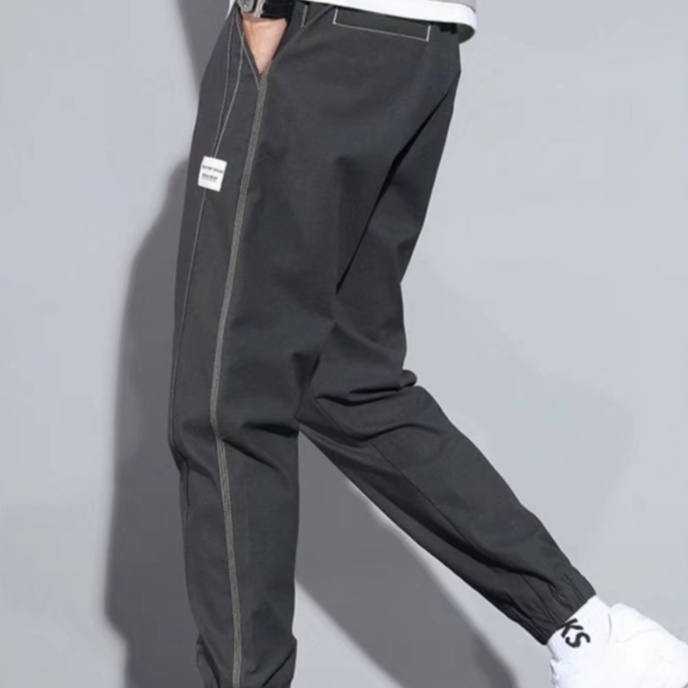 Quần Harem Dáng Rộng Tăng Chiều Cao Phong Cách Thời Trang Hàn Quốc Cho Nam Giới