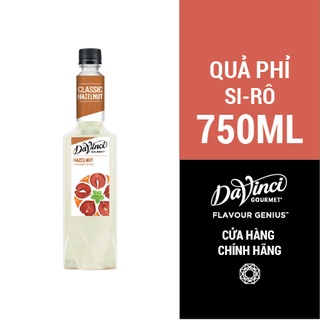 Siro Hương Quả Phỉ / Classic Hazelnut Syrup - DaVinci Gourmet (750ml)