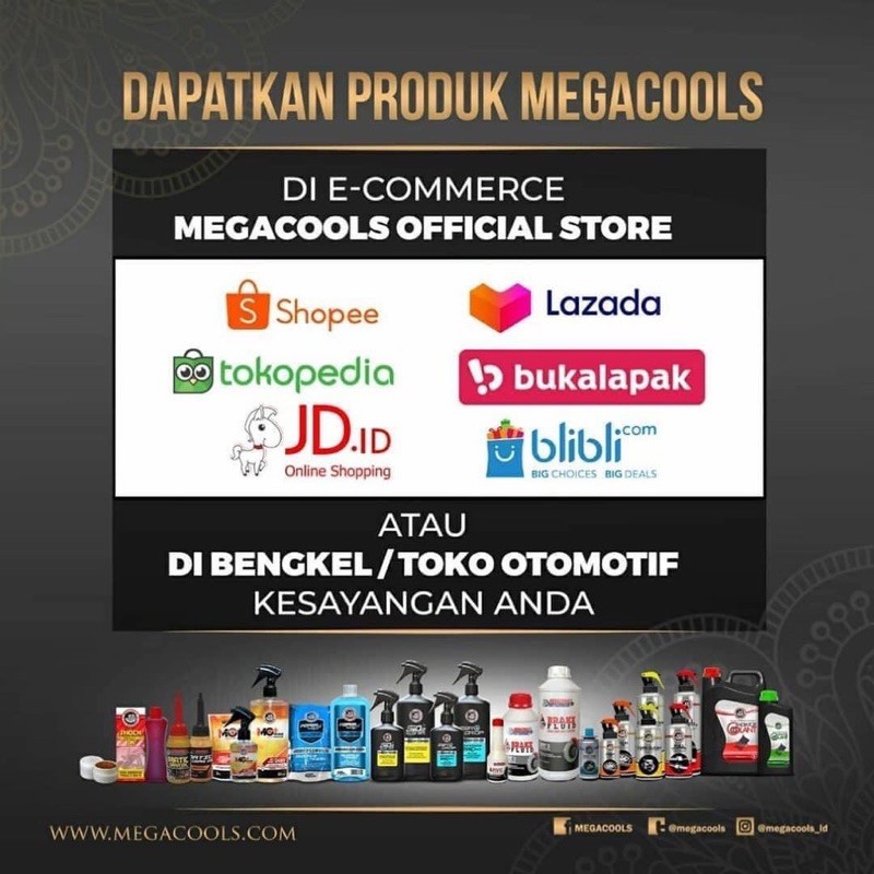 Megacools ULTRAL LUBE - Dòng xịt dưỡng sên mới vừa ra mắt 300ml NEW_Dochoixemaynhapkhau