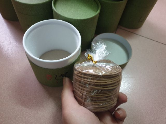 Hương vòng nhỏ không hóa chất tặng trụ cắm hương