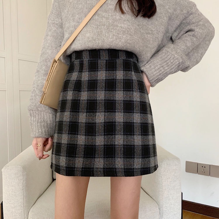 Váy mỏng dáng rộng phong cách Hàn Quốc thời trang thu đông mới