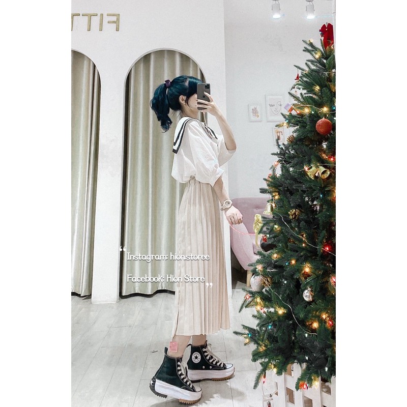 Chân váy dập ly 220