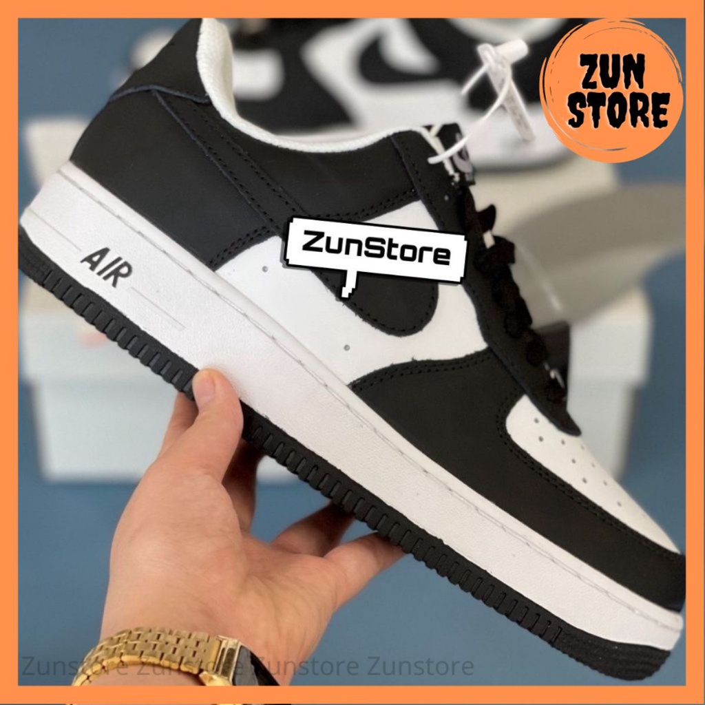 Giày thể thao nam nữ, Giày sneaker AF1 đen trắng siêu hot dễ phối dành cho học sinh sinh viên đi học bóng rổ