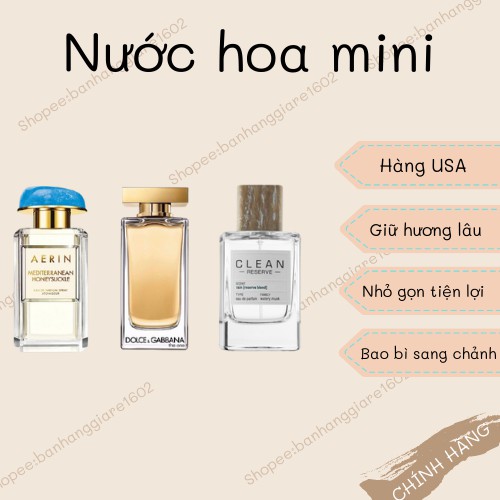 Nước hoa mini các loại