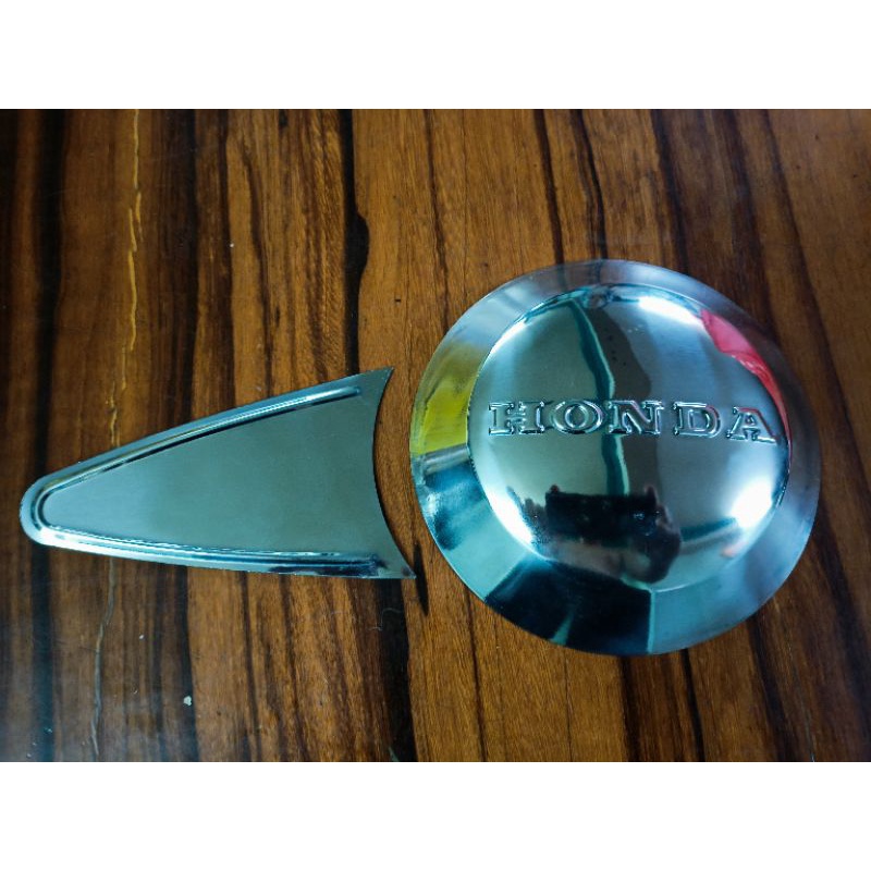 Bộ chụp dán lốc máy inox xe Sh ý, Dylan, amóc, Ps