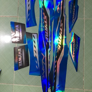 Tem sirius 110 xanh đen spark nano crom