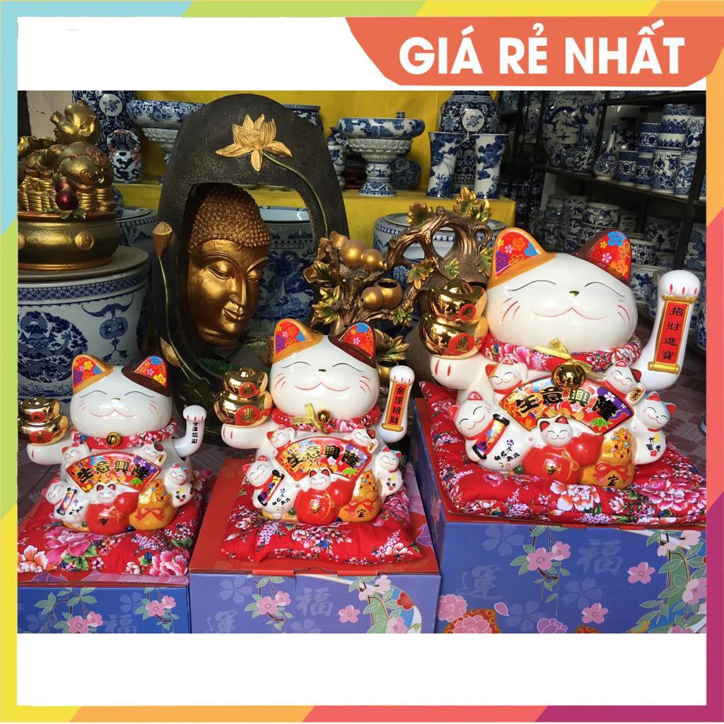 💥SIÊU HOT💥 Mèo thần tài vẫy tay phong thủy, may mắn, chiêu tài rước lộc mẫu vinh hoa phú quý cao cấp