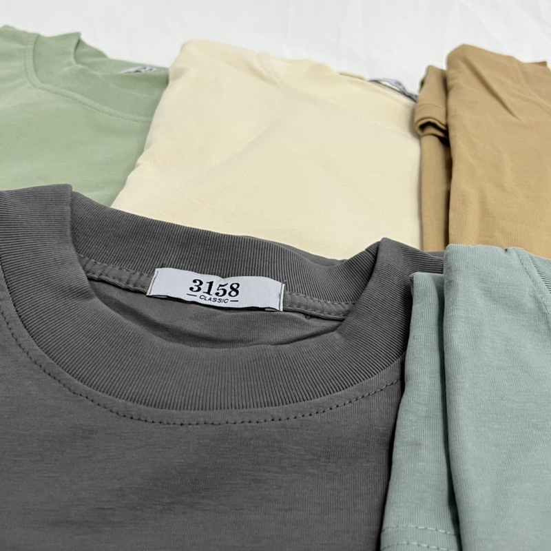 Áo thun trơn Cotton khô form rộng ullzang 3158 2t.clothes