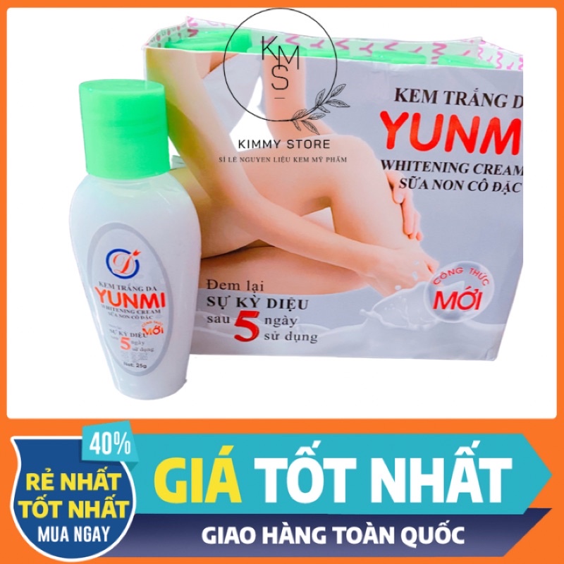 Sỉ 1 hộp 12 cái kích trắng yunmi hàng cty bao check mã