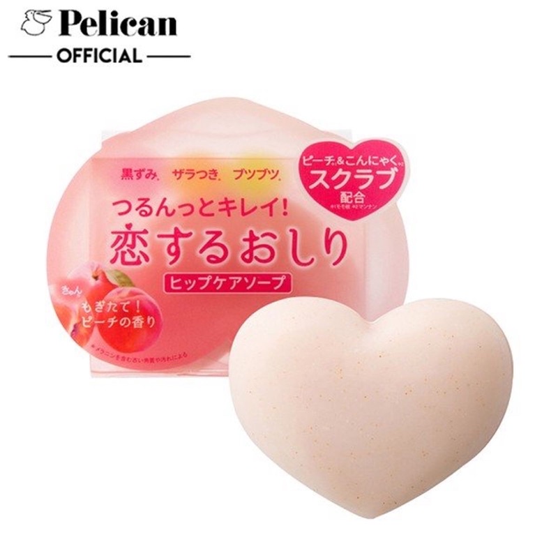 XÀ PHÒNG LÀM GIẢM MỤN VÀ THÂM MÔNG HIP CARE SOAP PEACH 80G - PELICAN