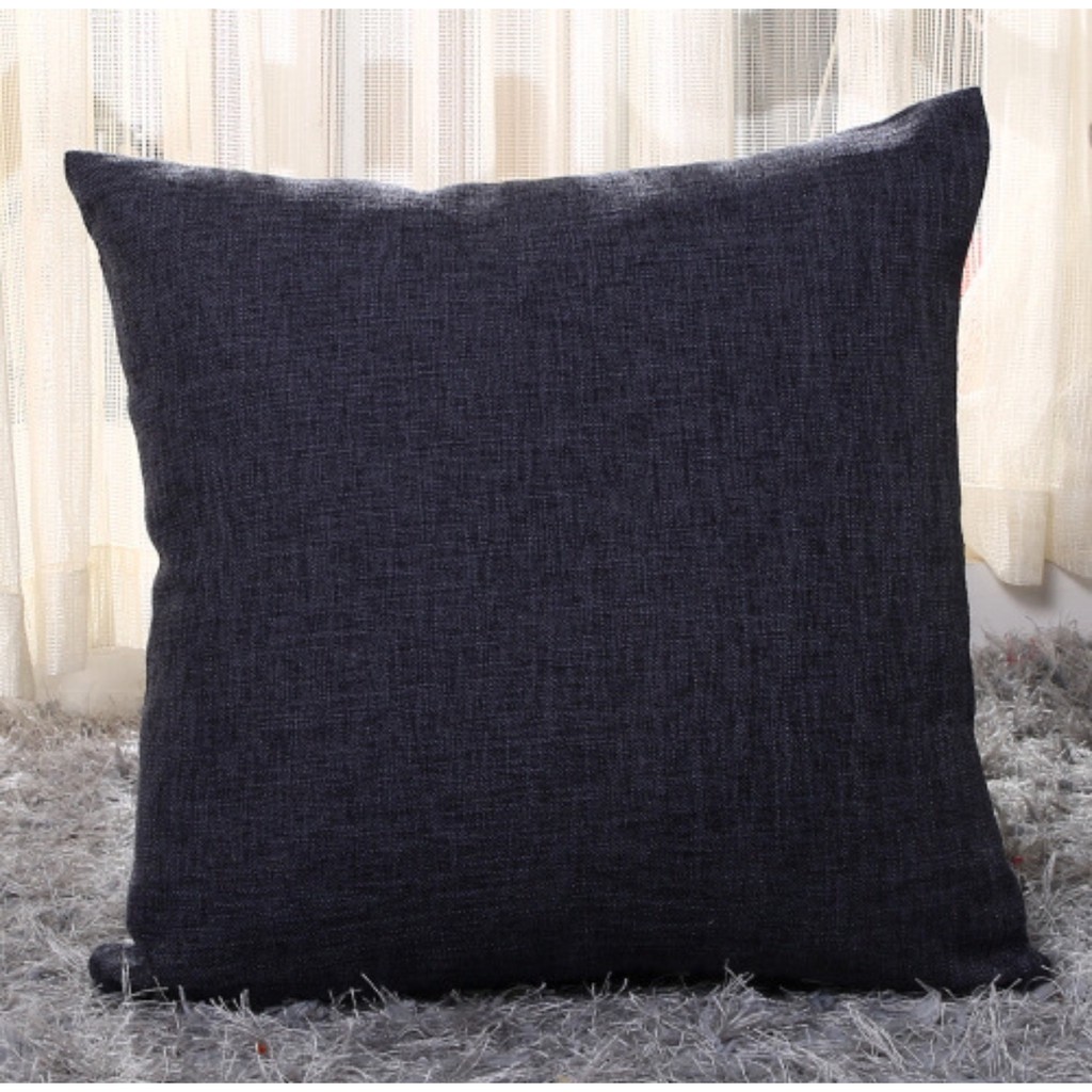 [ Gối đẹp chất lượng ] Gối tựa lưng, gối sofa Vải Lanh Trơn Màu vải bố dày dặn
