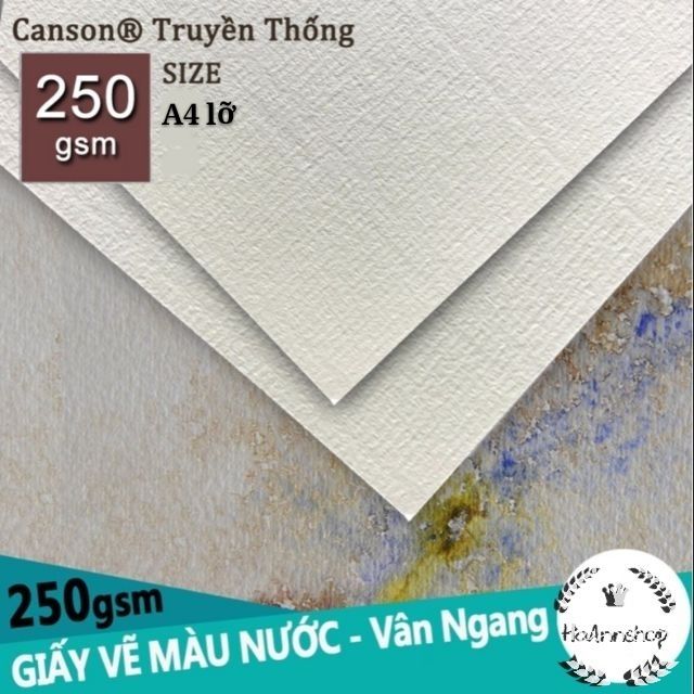 Canson vân ngang truyền thống A4 đủ
