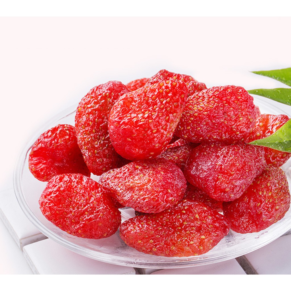 DÂU TÂY SẤY DẺO NGUYÊN TRÁI 100GR DATE T1/2022