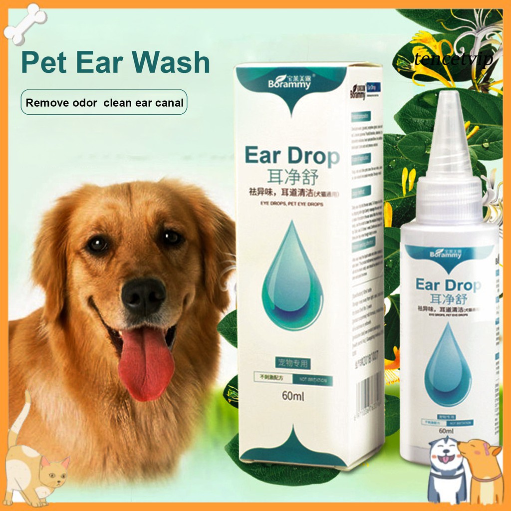Dung dịch Tencevip 60ml giúp khử mùi hôi tai cho thú cưng hiệu quả