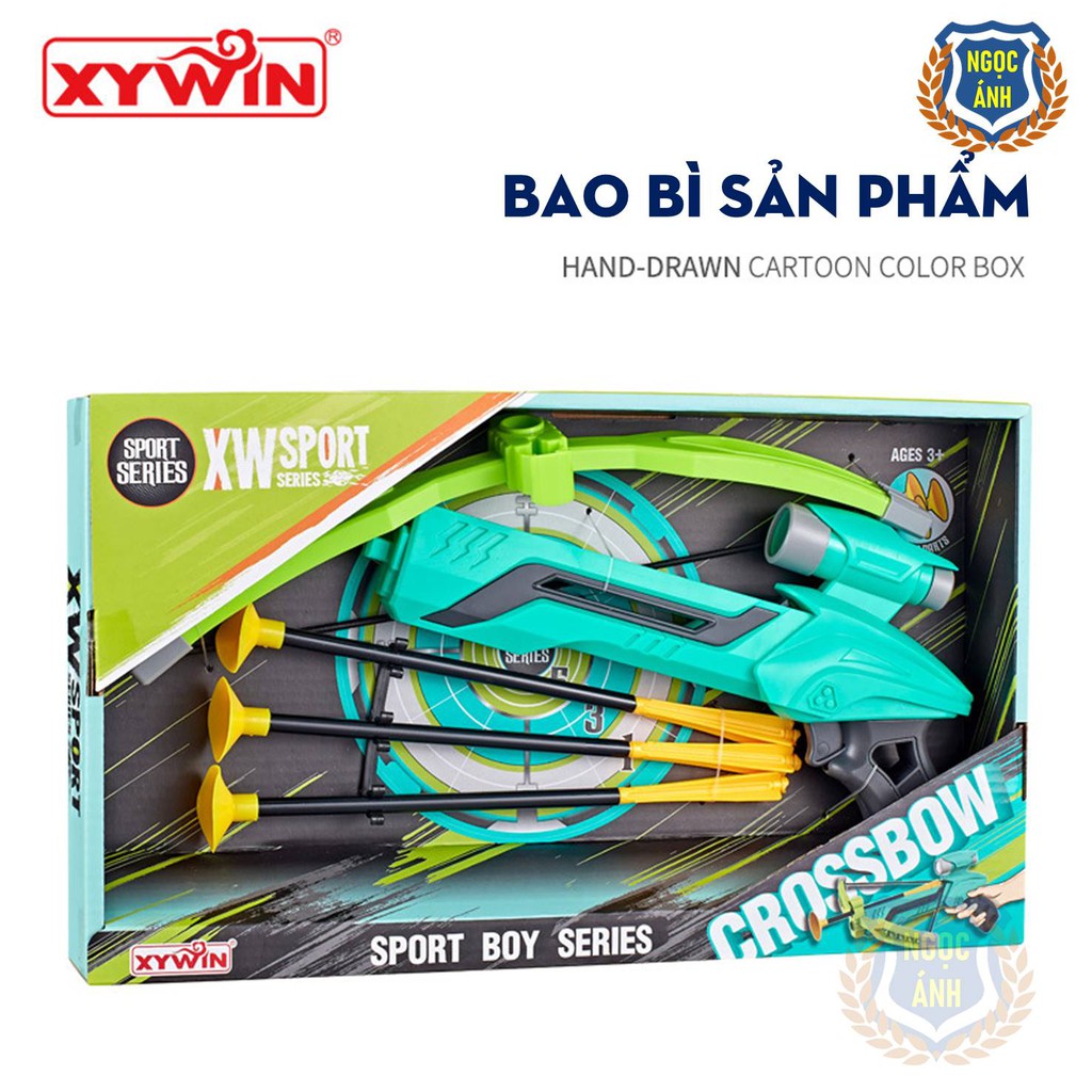 Đồ Chơi Trẻ Em Bộ Cung Tên Nhựa Cao Su Đế Hút Dính Tường Cho Bé XYWIN - Shop Ngọc Ánh