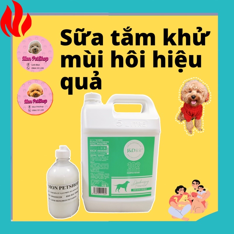 Sữa tắm khử hôi J&D Valey 102 chai nắp bật 500ML