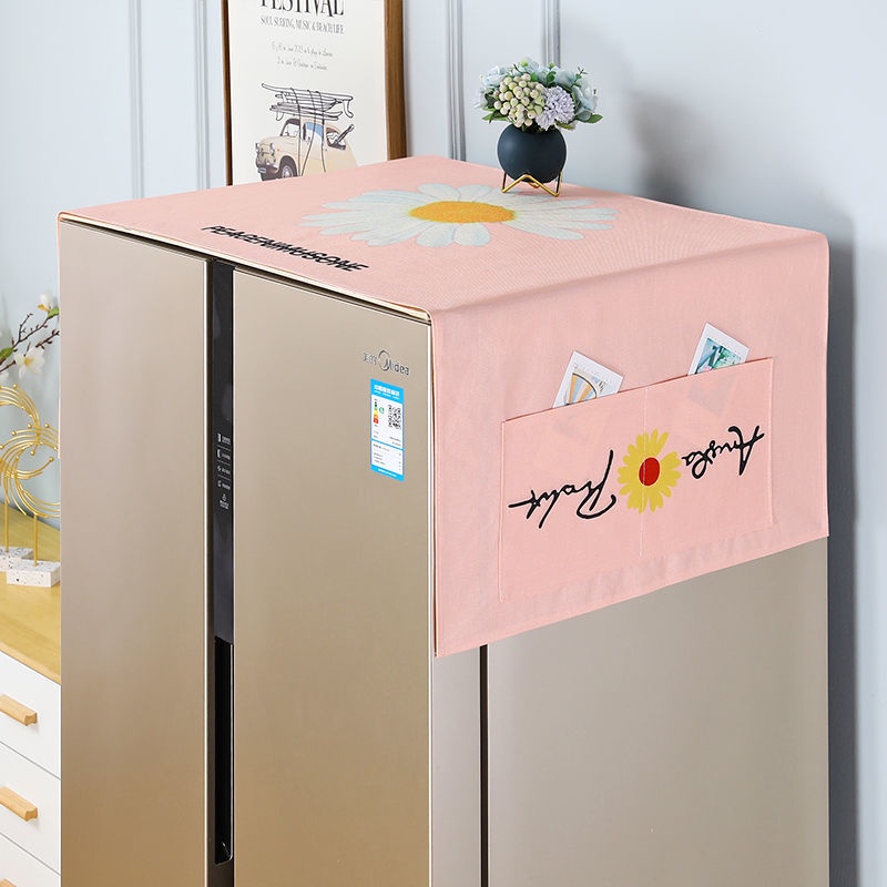 Tấm Vải Che Phủ Lò Vi Sóng / Tủ Lạnh / Máy Giặt Chống Bụi Chống Nắng Hai Cửa