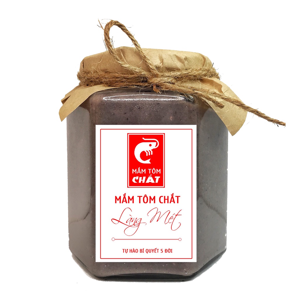 Mắm Tôm Chắt Làng Mét hũ 600g - c