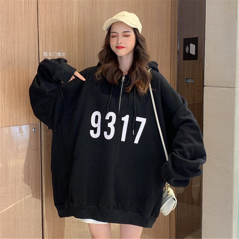 [CÓ BIG SIZE] Áo Hoodie Dáng Váy  Ulzzang Nữ Tay Bồng Phong Cách Hàn Quốc HD64 - Liti shop