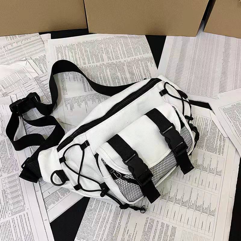 Túi Đeo Chéo Canvas Phong Cách HipHop Siêu Ngầu Thời Trang Unisex | BigBuy360 - bigbuy360.vn