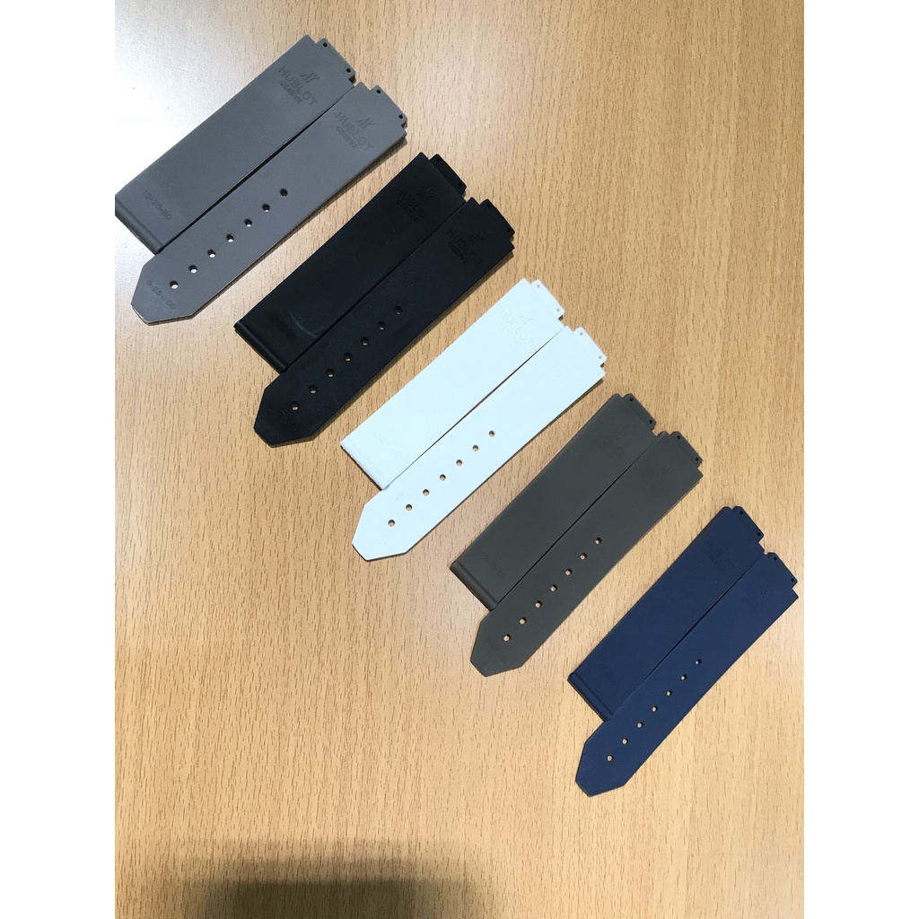 (Tặng Kèm Tuvit Thay Dây)Dây Hublot cao su kẻ sọc nữ,full size,full màu, dây đồng hồ Hblot nữ case 34