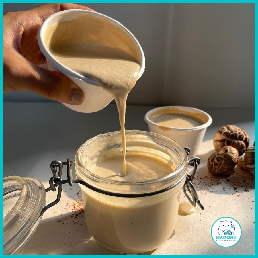 Combo 100 hũ bã mía 140ml, 4oz đựng sốt, trân châu....mang đi